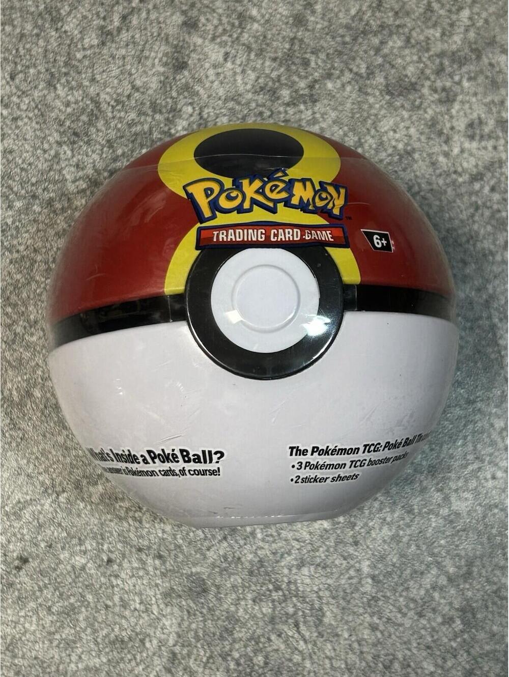 Sealed Pokémon TCG Poké Ball Tin Kit 3 Boosters 2 Stickers